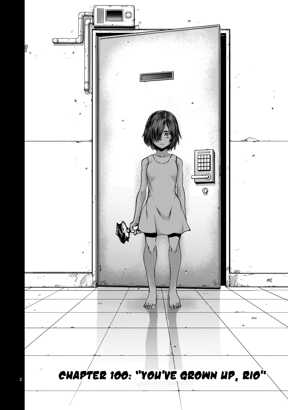 Killing Bites Chapter 100 page 2 - Chapter 100: "You've Grown-up, Rio"