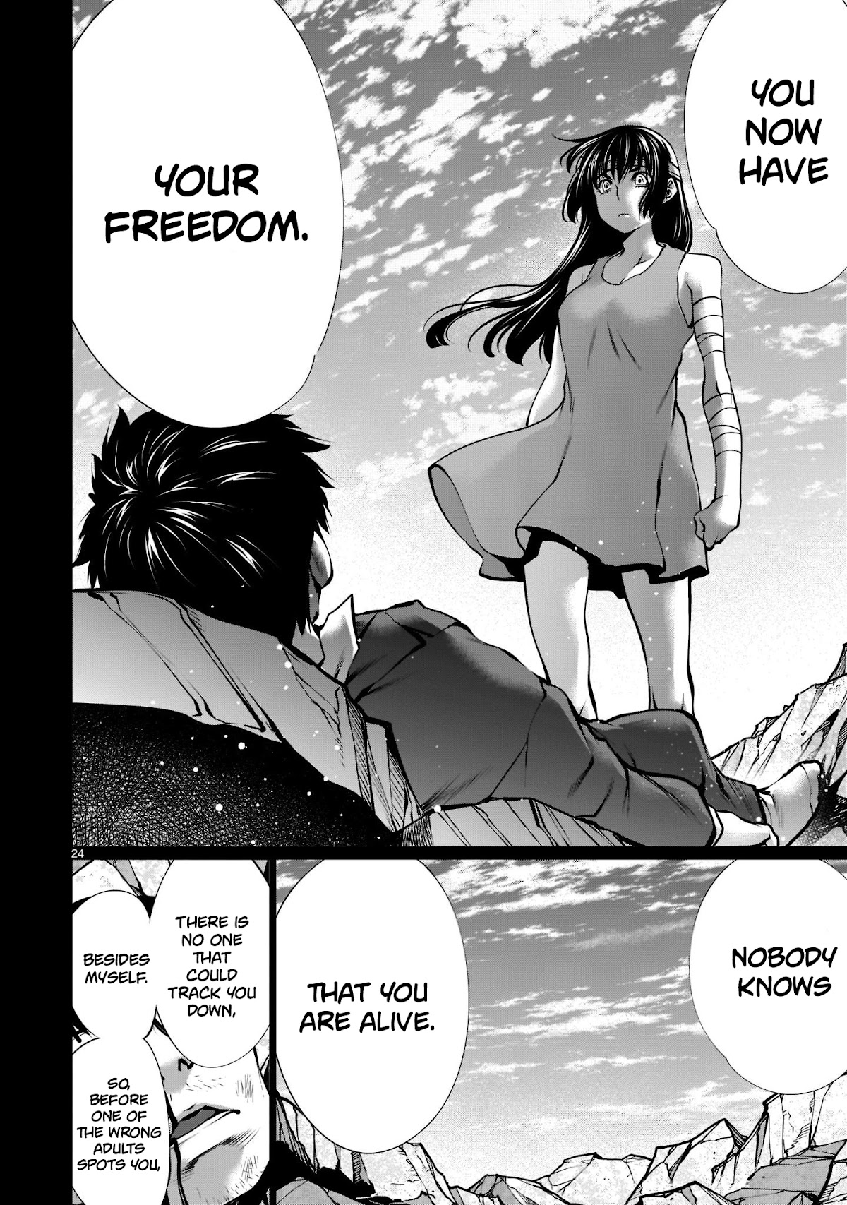 Killing Bites Chapter 100 page 23 - Chapter 100: "You've Grown-up, Rio"