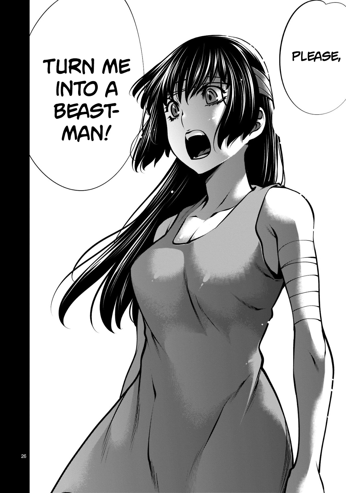 Killing Bites Chapter 100 page 25 - Chapter 100: "You've Grown-up, Rio"