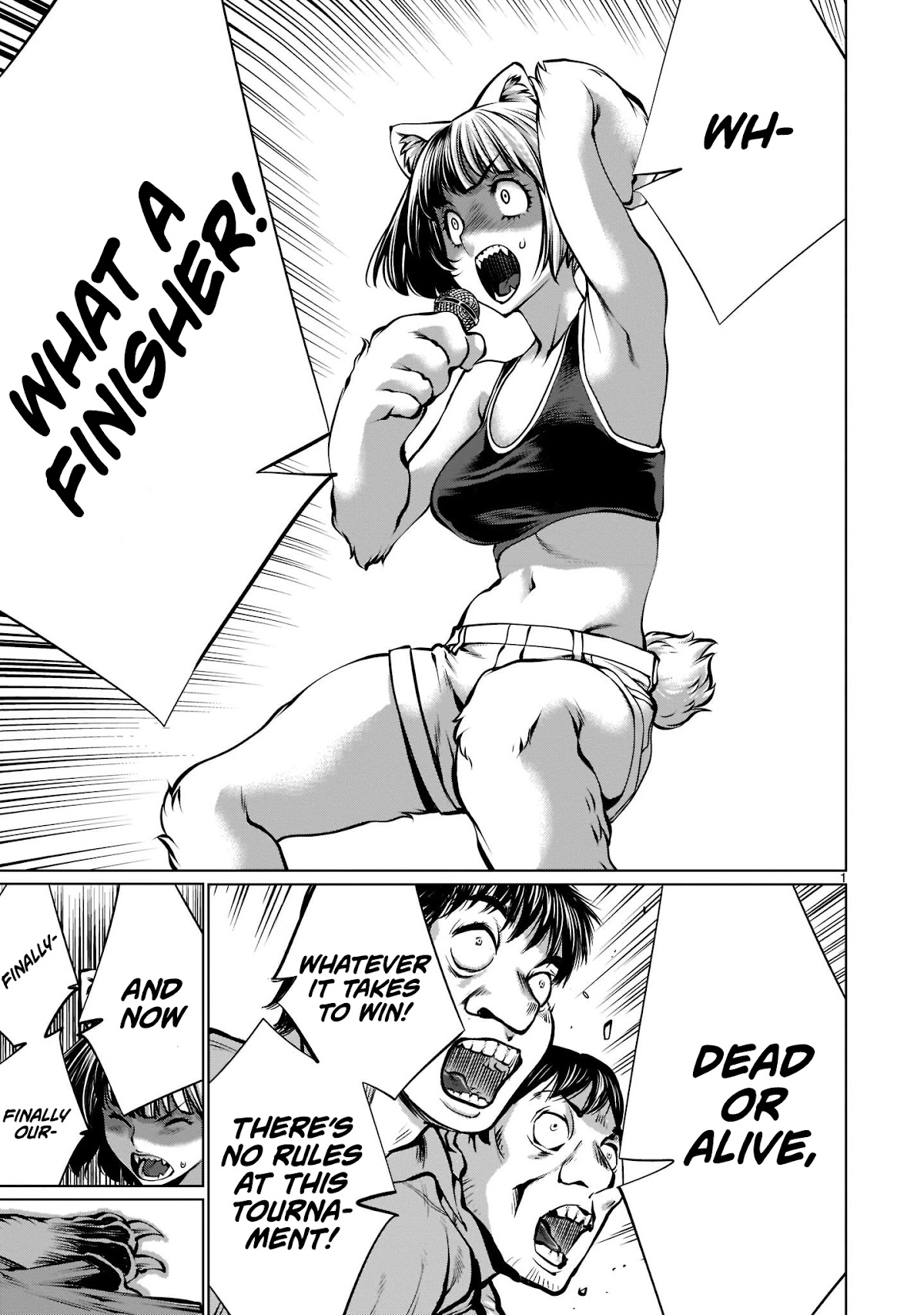 Killing Bites Chapter 101 page 1 - Chapter 101: "I'm Going To Yawn"