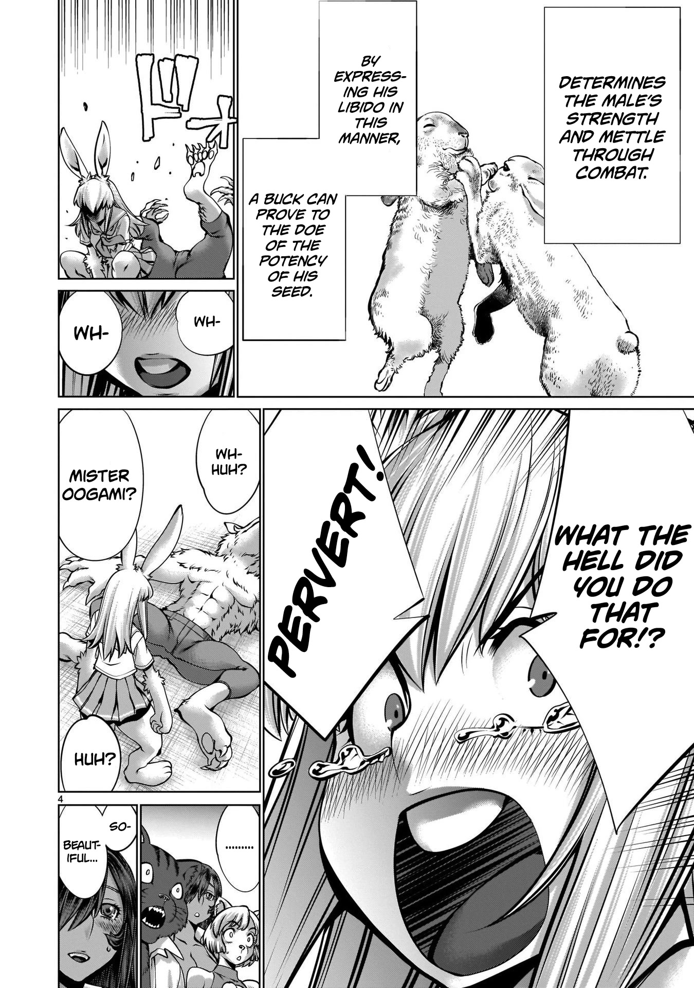 Killing Bites Chapter 105.5 page 4 - Chapter 105.5: Run N’ Hide Inaba-san Finale