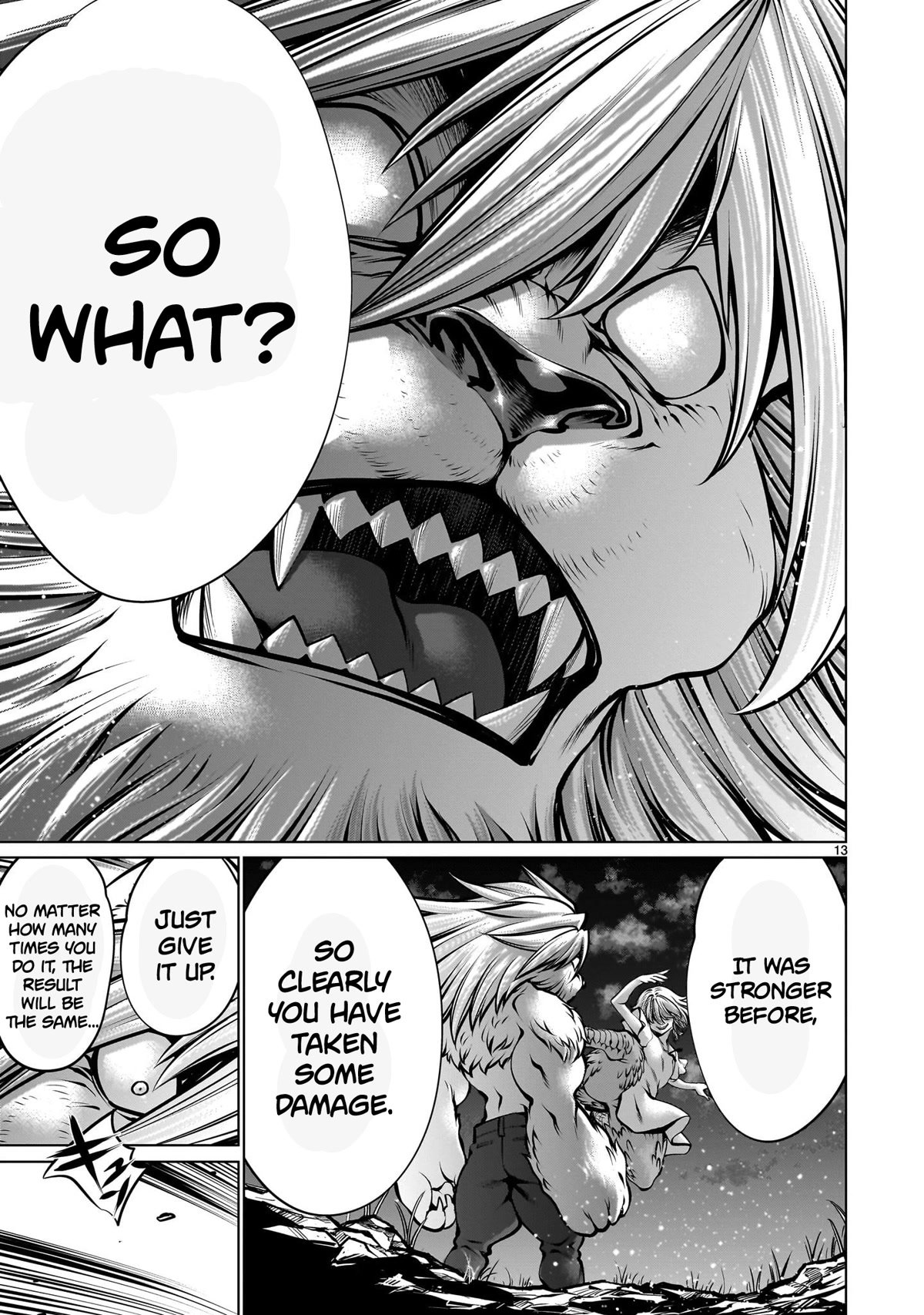 Killing Bites Chapter 107 page 12 - Chapter 107: "Don't Say Mean Things Like That"
