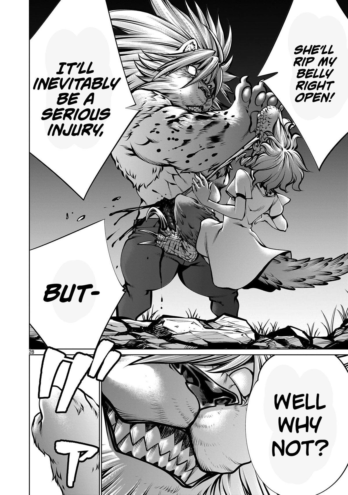 Killing Bites Chapter 107 page 25 - Chapter 107: "Don't Say Mean Things Like That"