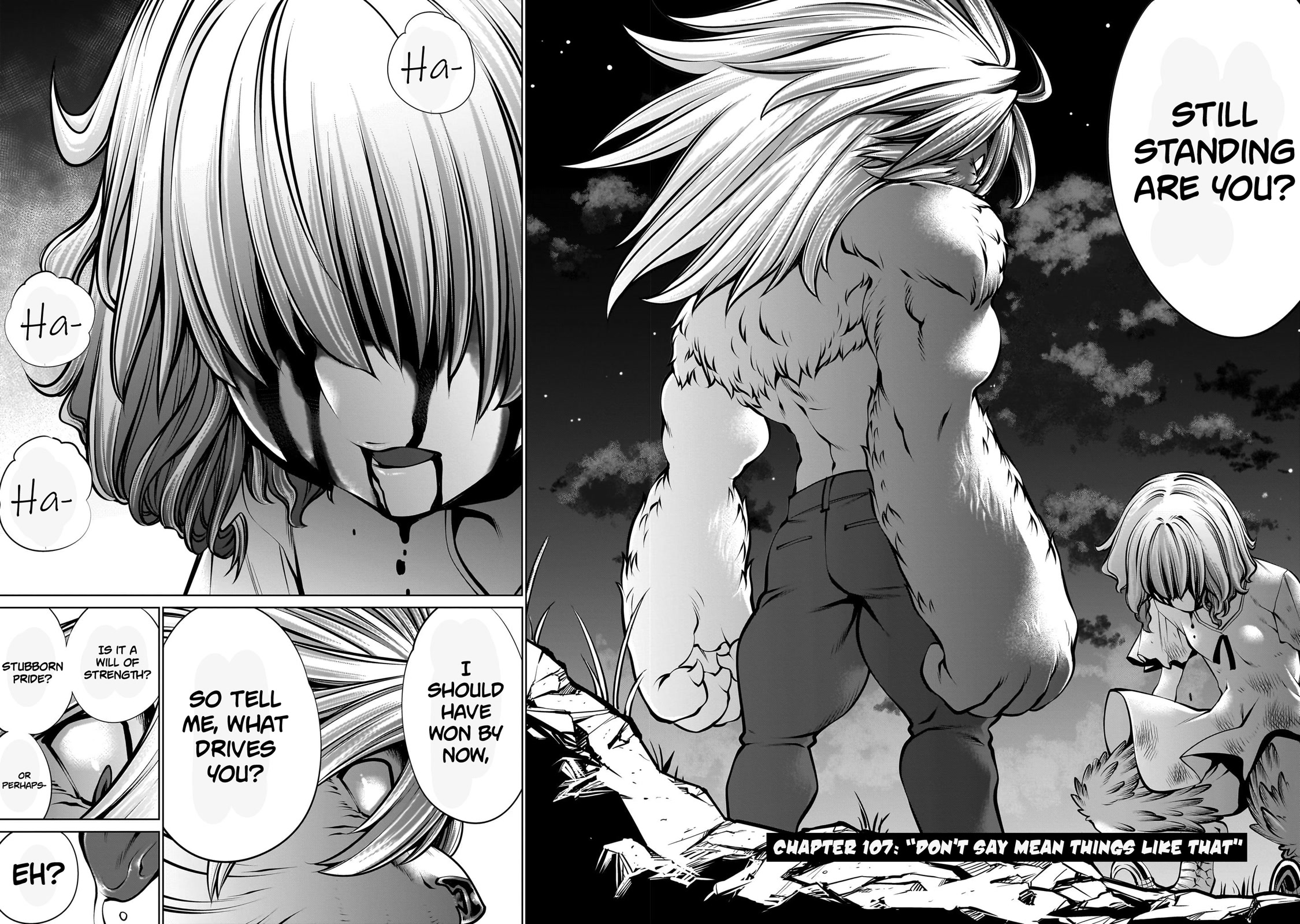 Killing Bites Chapter 107 page 4 - Chapter 107: "Don't Say Mean Things Like That"
