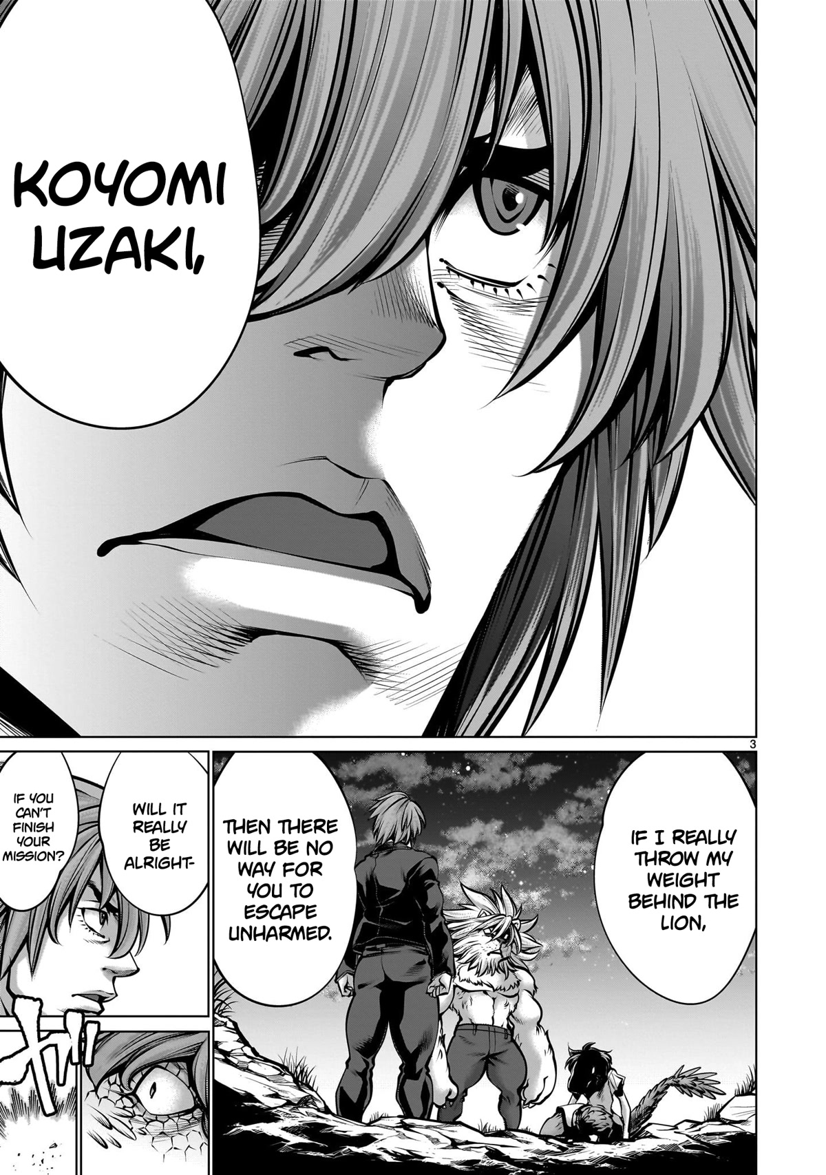 Killing Bites Chapter 108 page 3 - Chapter 108: "I'll Never Forget About You"