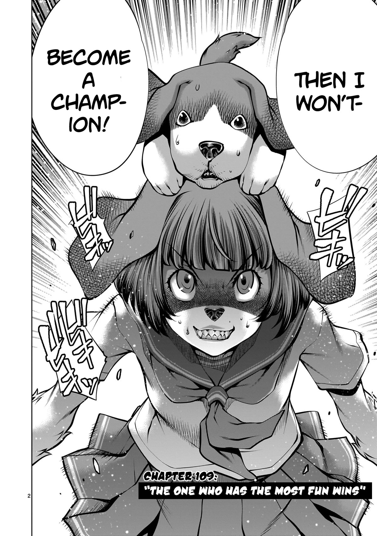 Killing Bites Chapter 109 page 2 - Chapter 109: "The One Who Has the Most Fun Wins"