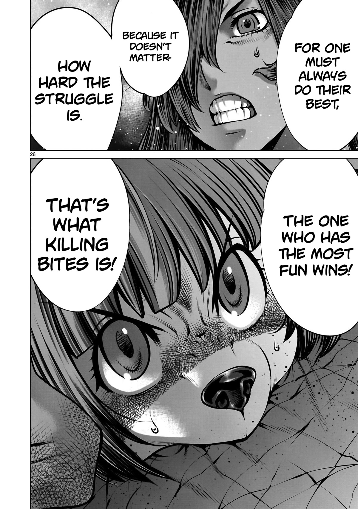 Killing Bites Chapter 109 page 25 - Chapter 109: "The One Who Has the Most Fun Wins"