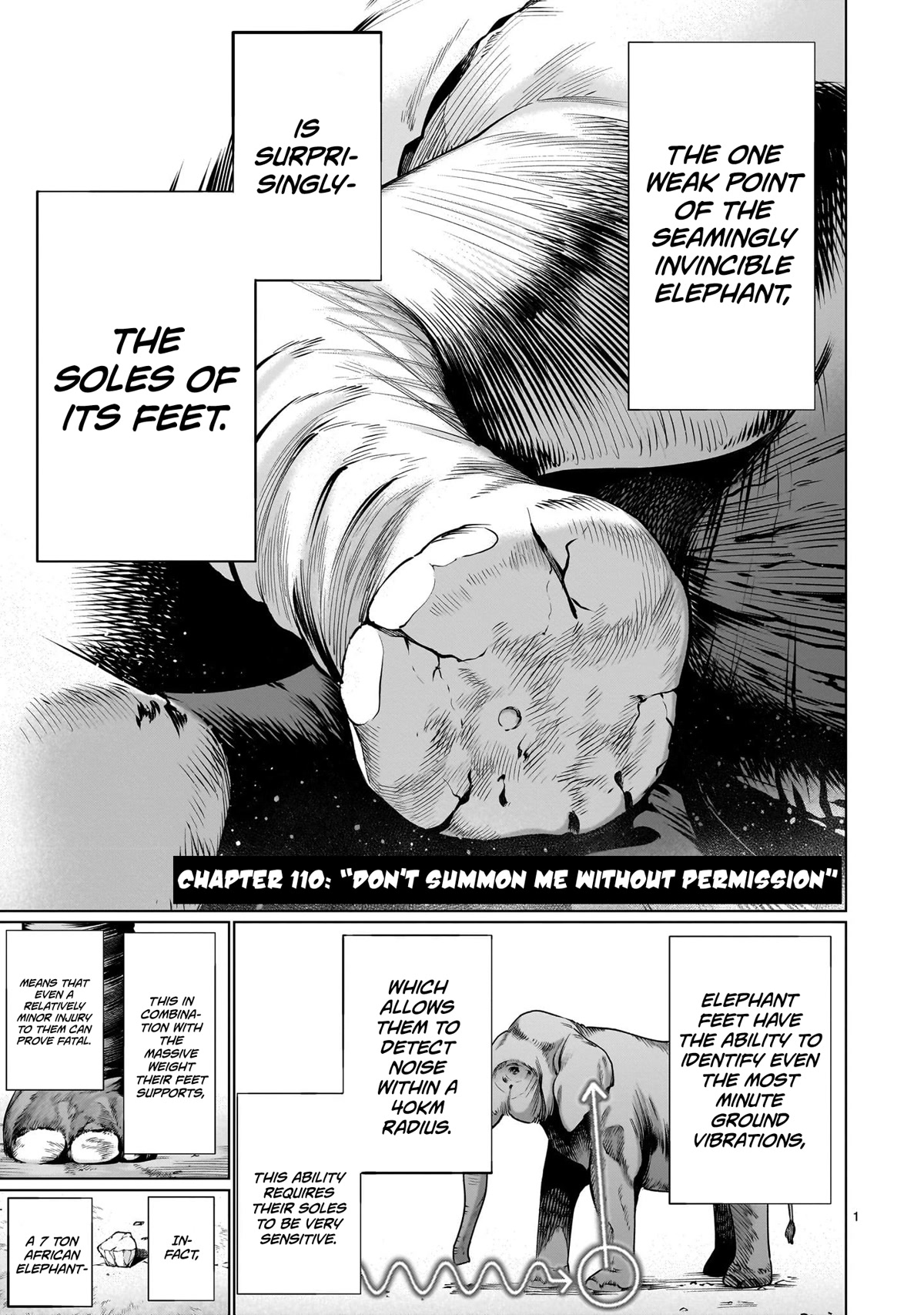 Killing Bites Chapter 110 page 1 - Chapter 110: "Don't Summon Me Without Permission"