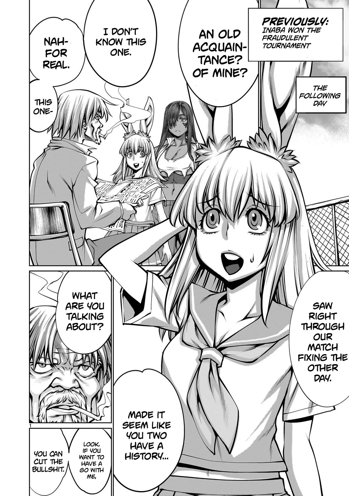 Killing Bites Chapter 111.5 page 2 - Chapter 111.5: Too Huge! Sahara-san #1