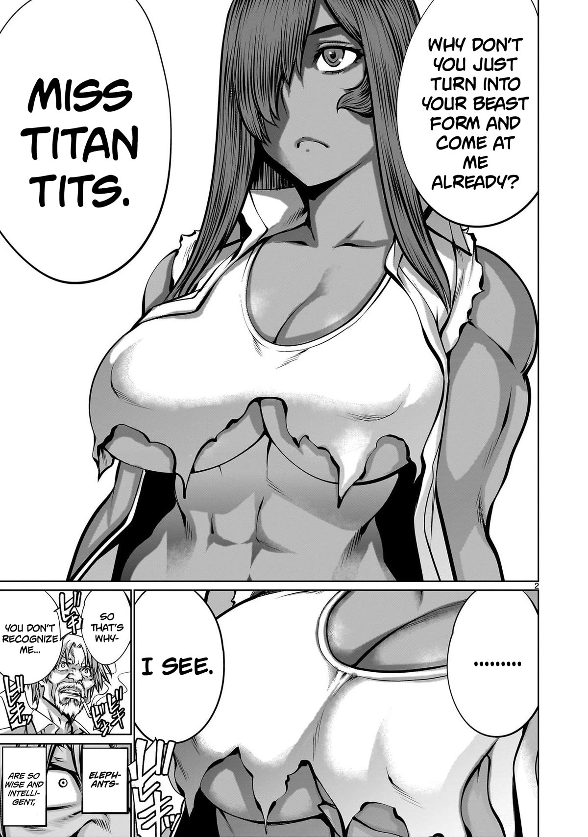 Killing Bites Chapter 111.5 page 3 - Chapter 111.5: Too Huge! Sahara-san #1