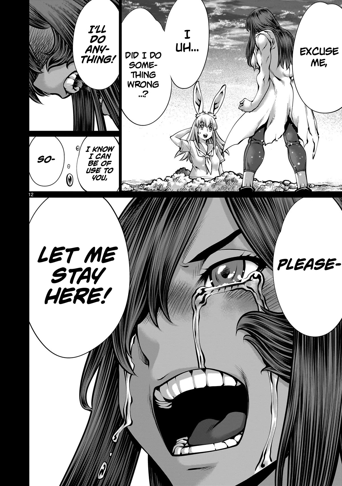Killing Bites Chapter 112 page 12 - Chapter 112: "Please Let Me Stay Here"