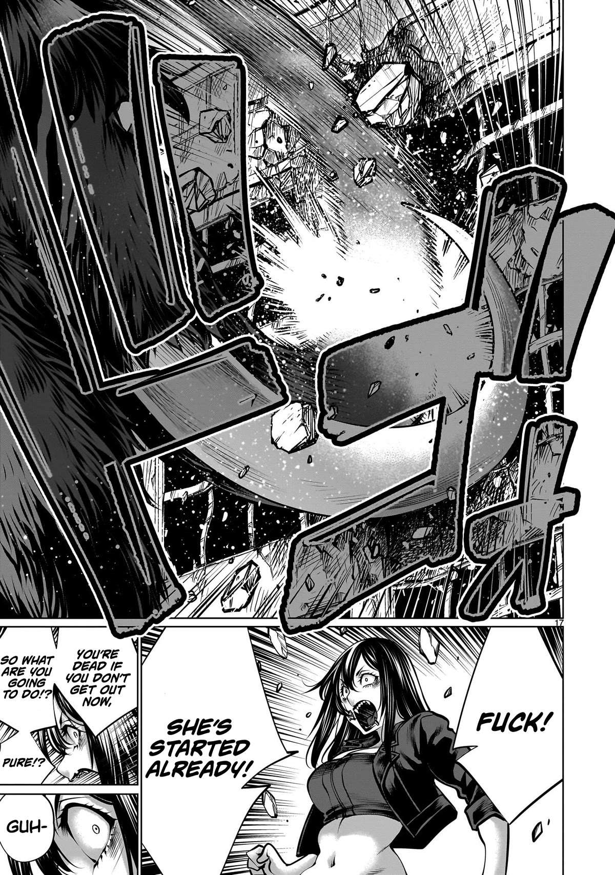 Killing Bites Chapter 112 page 17 - Chapter 112: "Please Let Me Stay Here"