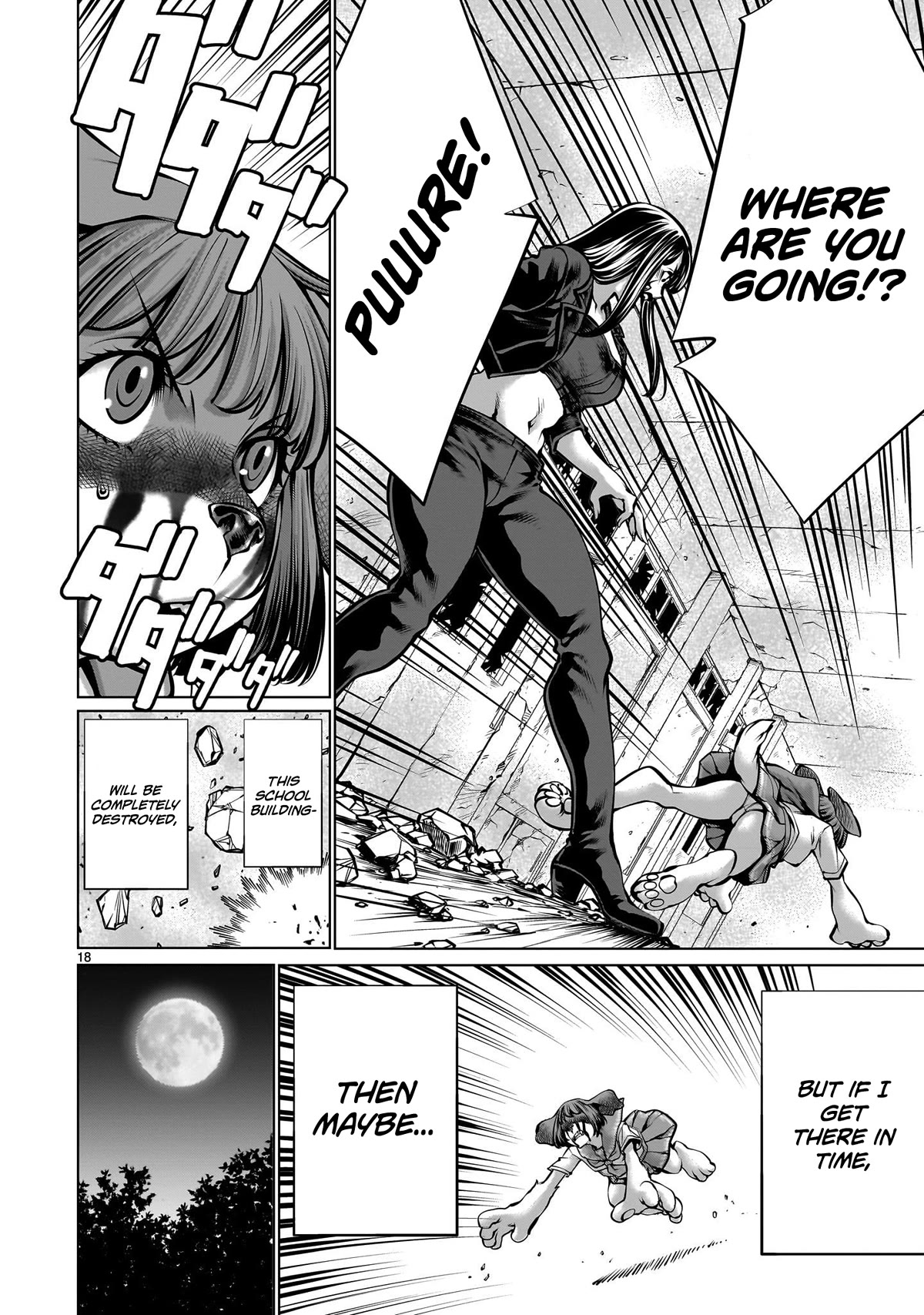 Killing Bites Chapter 112 page 18 - Chapter 112: "Please Let Me Stay Here"