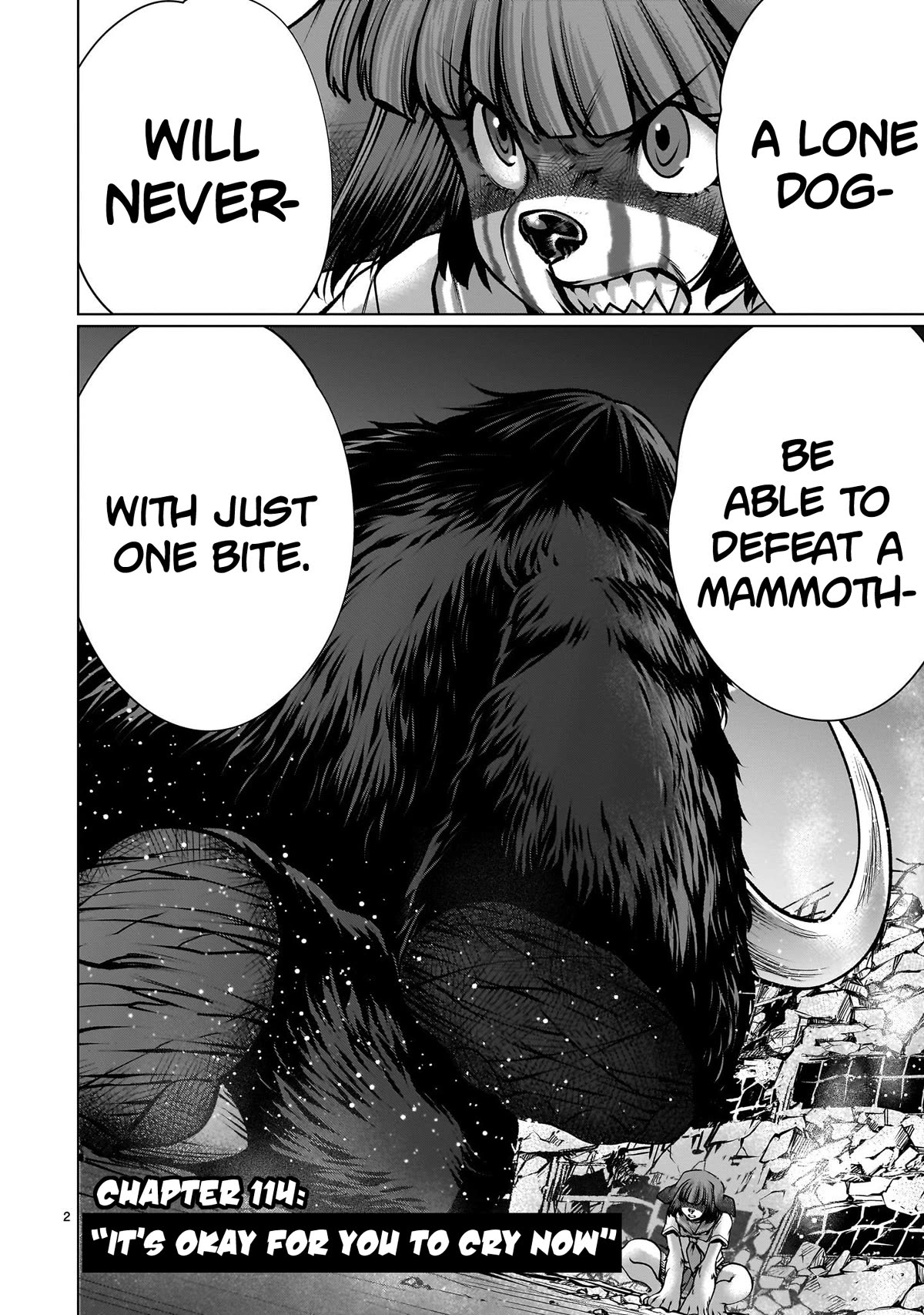 Killing Bites Chapter 114 page 2 - Chapter 114: "It's Okay For You To Cry Now"