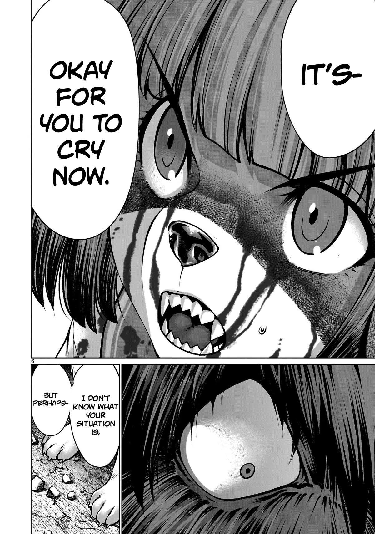 Killing Bites Chapter 114 page 6 - Chapter 114: "It's Okay For You To Cry Now"
