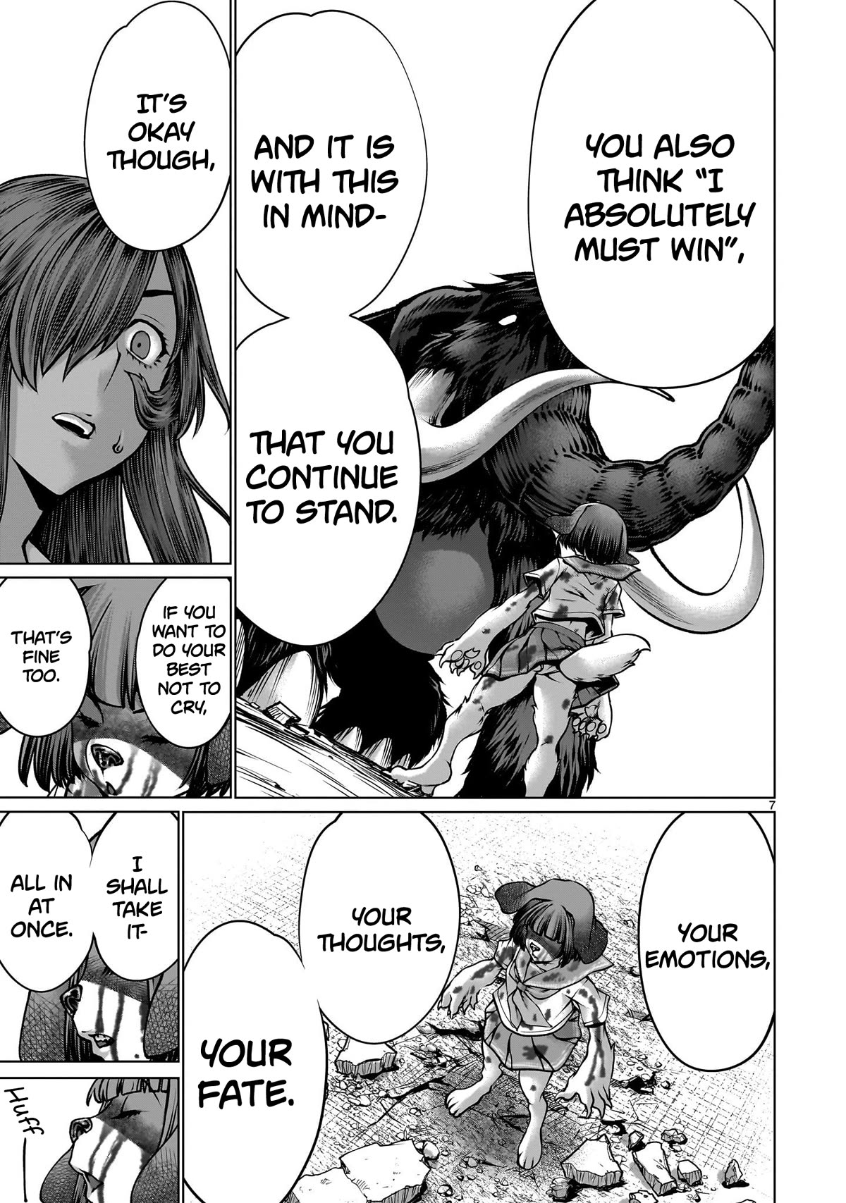 Killing Bites Chapter 114 page 7 - Chapter 114: "It's Okay For You To Cry Now"