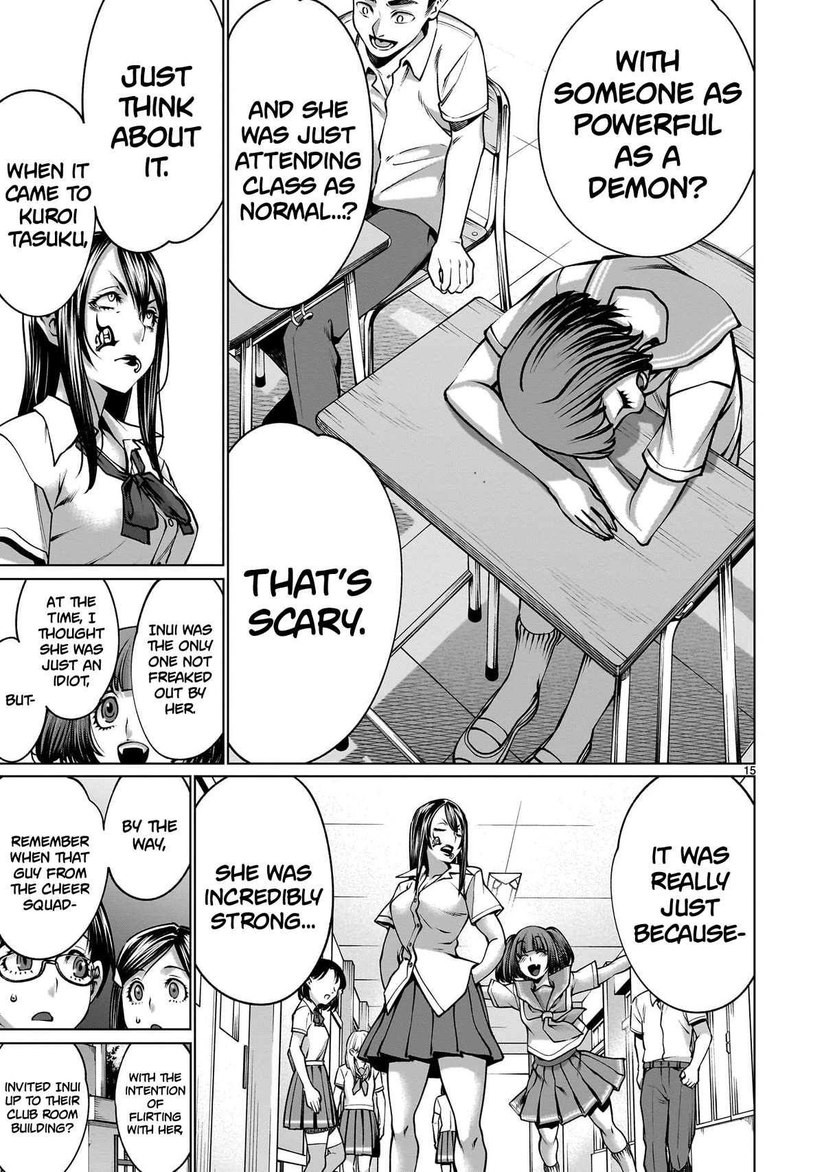 Killing Bites Chapter 115 page 14 - Chapter 115: "I Will Have You Take Over My Mission"