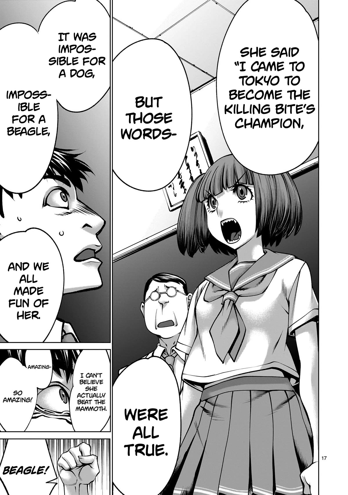 Killing Bites Chapter 115 page 16 - Chapter 115: "I Will Have You Take Over My Mission"