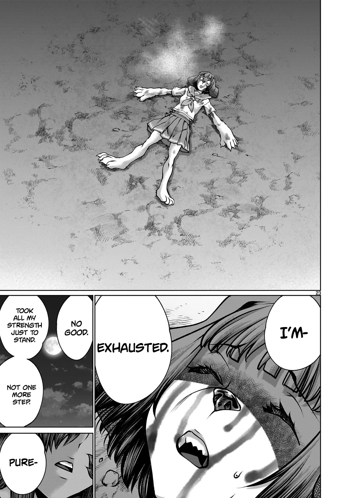 Killing Bites Chapter 115 page 22 - Chapter 115: "I Will Have You Take Over My Mission"