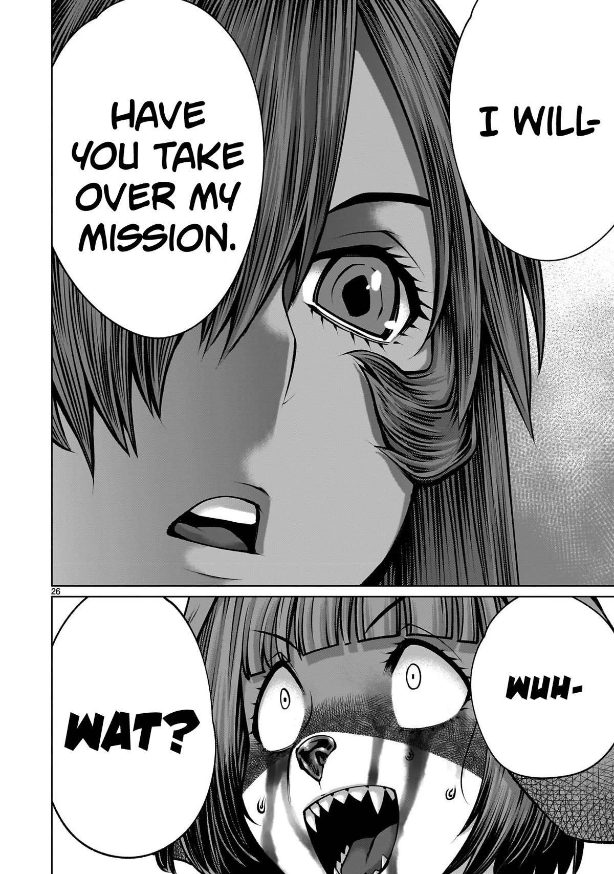 Killing Bites Chapter 115 page 24 - Chapter 115: "I Will Have You Take Over My Mission"
