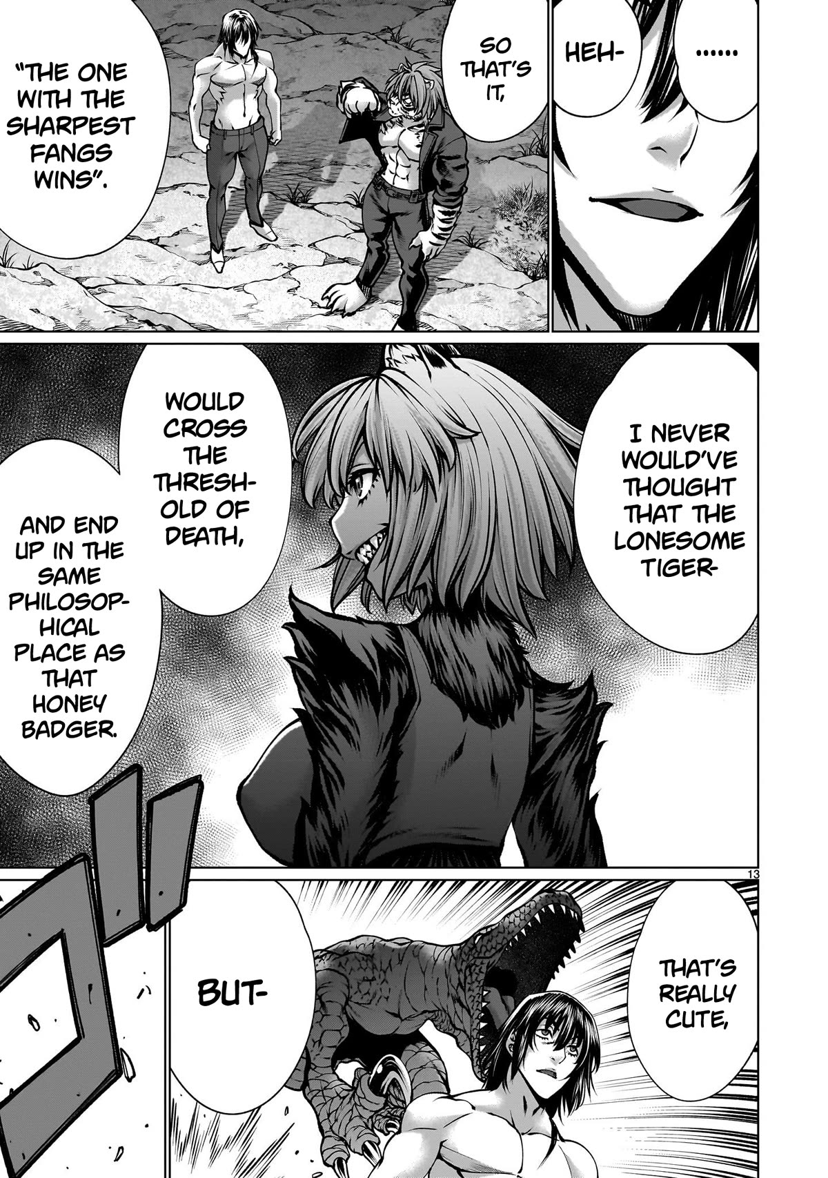 Killing Bites Chapter 117 page 13 - Chapter 117: "These Things are Always Thinking About It"