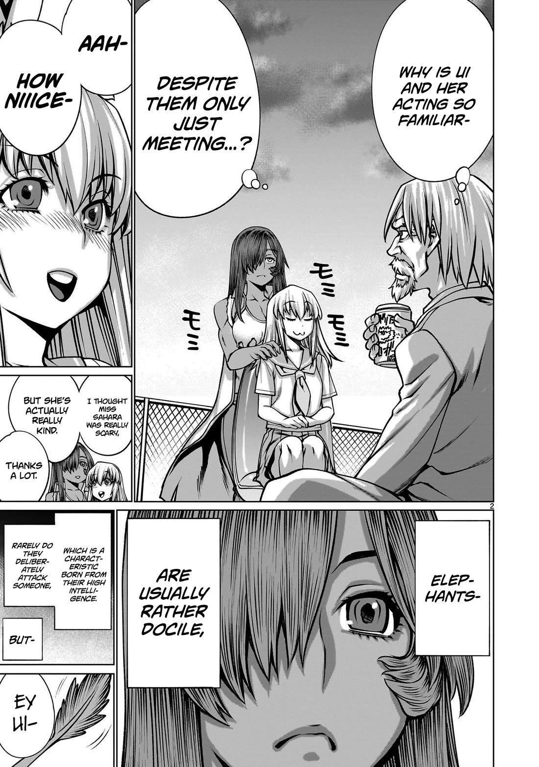 Killing Bites Chapter 118.5 page 3 - Chapter 118.5: Too Huge! Sahara-san #2