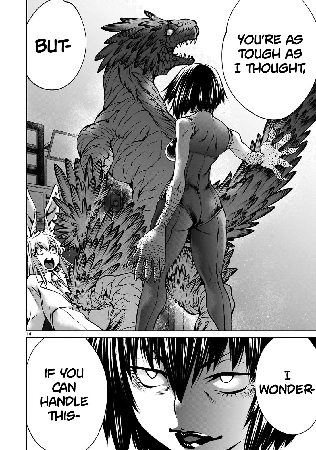 Killing Bites Chapter 122 page 13 - Chapter 122: "She's Not the Kind of Gal to Be Intimidated by Numbers"