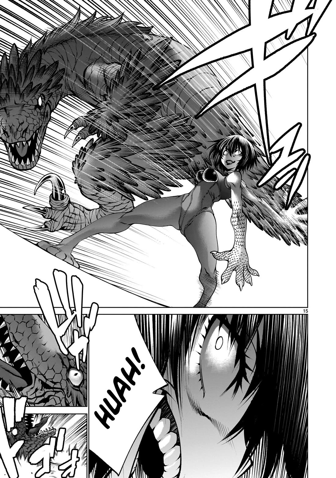 Killing Bites Chapter 122 page 14 - Chapter 122: "She's Not the Kind of Gal to Be Intimidated by Numbers"