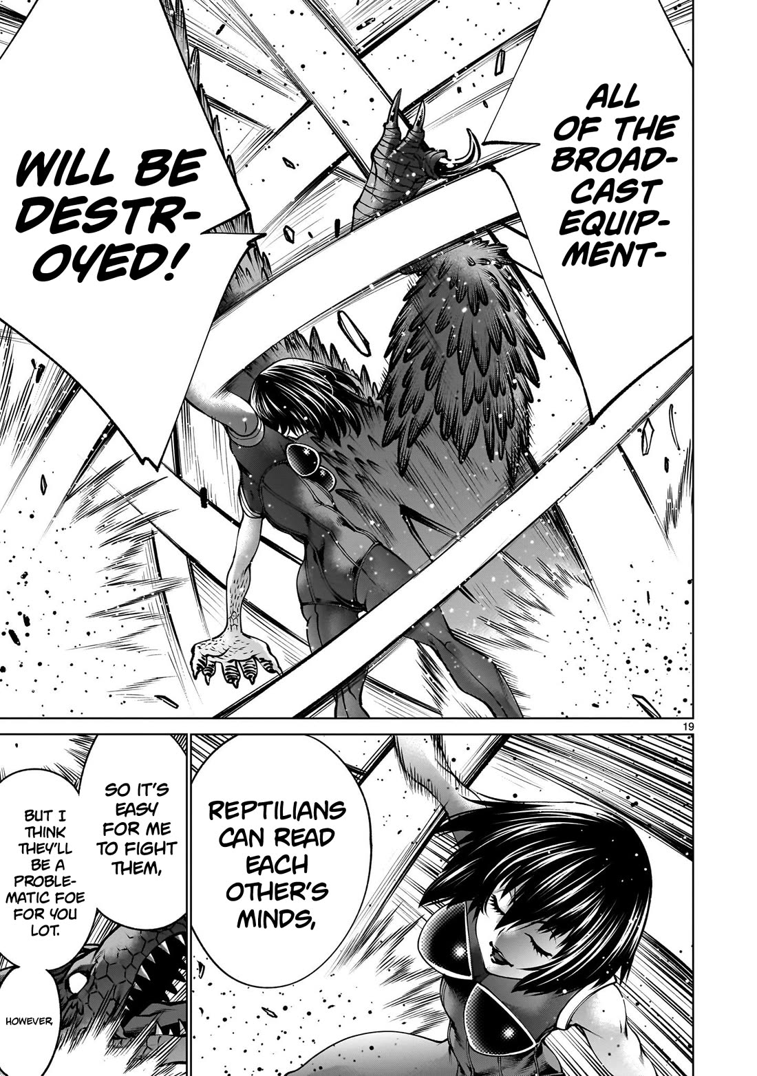 Killing Bites Chapter 122 page 17 - Chapter 122: "She's Not the Kind of Gal to Be Intimidated by Numbers"