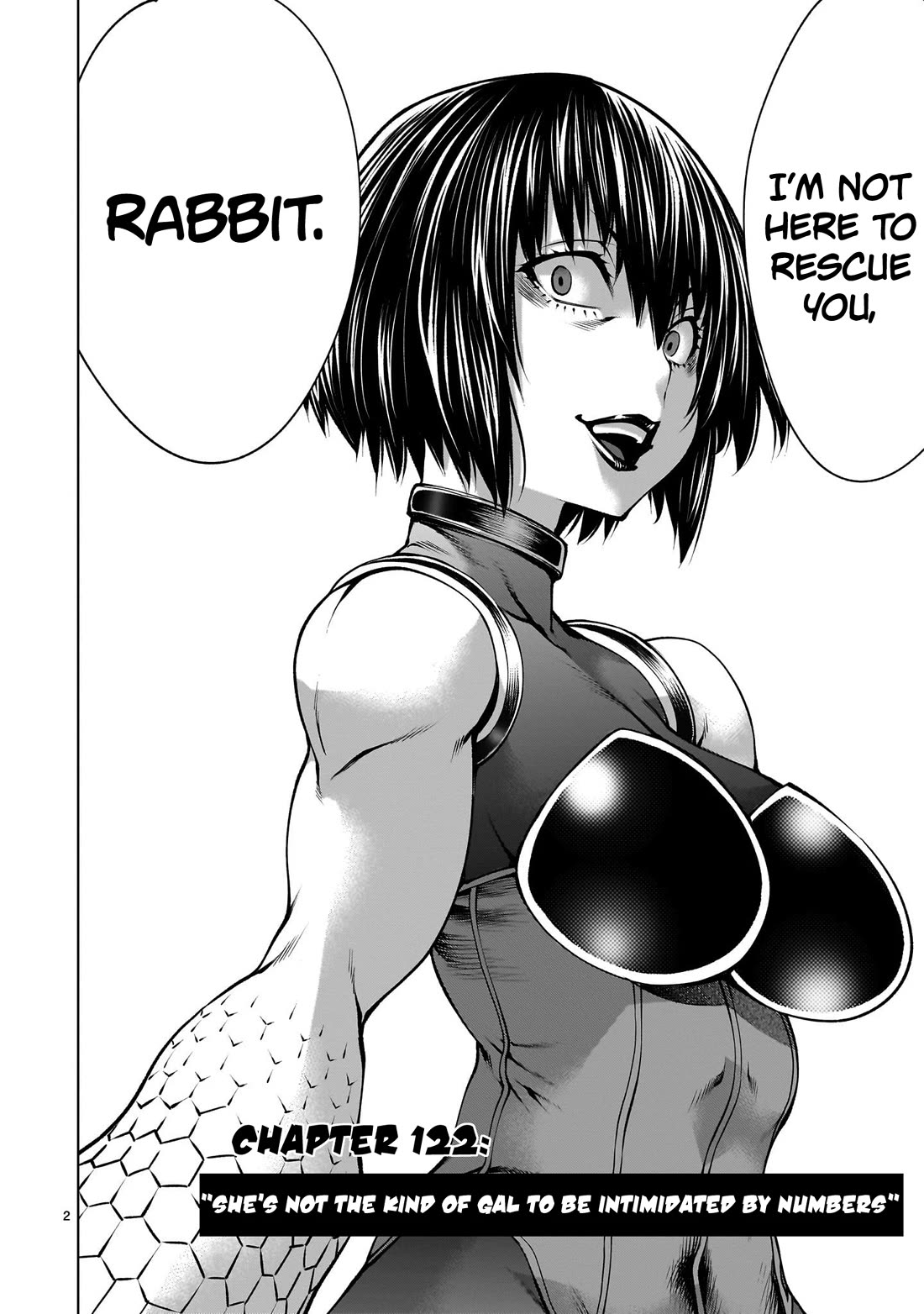 Killing Bites Chapter 122 page 2 - Chapter 122: "She's Not the Kind of Gal to Be Intimidated by Numbers"