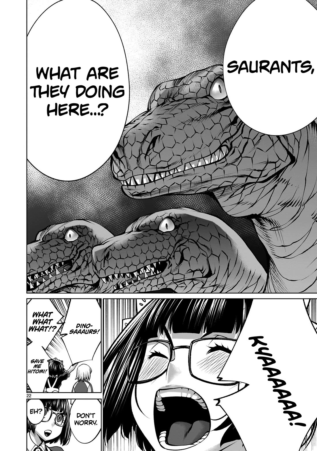 Killing Bites Chapter 122 page 20 - Chapter 122: "She's Not the Kind of Gal to Be Intimidated by Numbers"