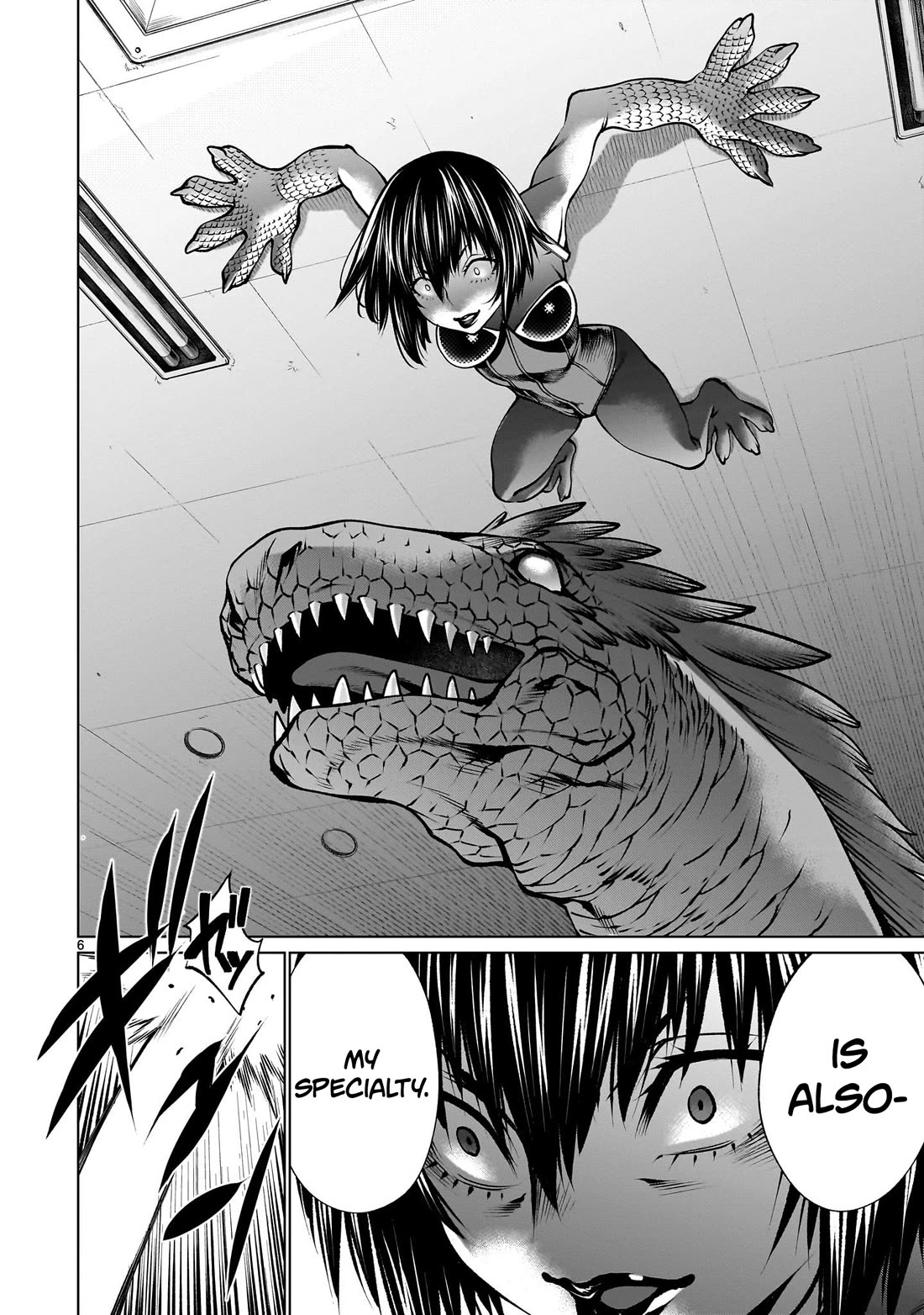 Killing Bites Chapter 122 page 5 - Chapter 122: "She's Not the Kind of Gal to Be Intimidated by Numbers"