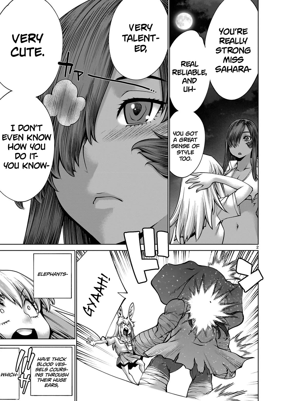 Killing Bites Chapter 124.5 page 3 - Chapter 124.5: Too Huge! Sahara-san #3