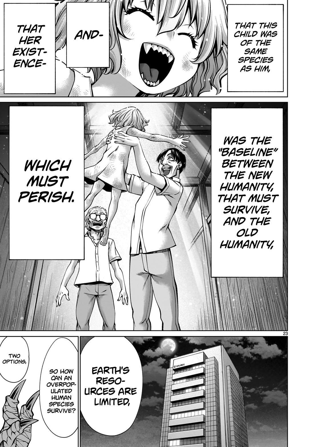 Killing Bites Chapter 124 page 22 - Chapter 124: "Humans Are Destined to Kill Each Other in the End"
