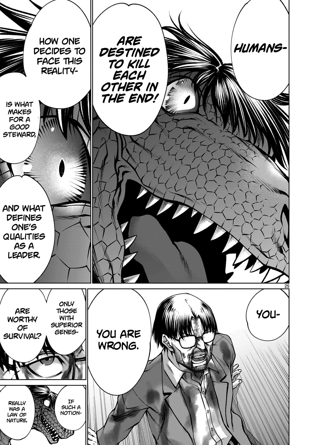 Killing Bites Chapter 124 page 24 - Chapter 124: "Humans Are Destined to Kill Each Other in the End"