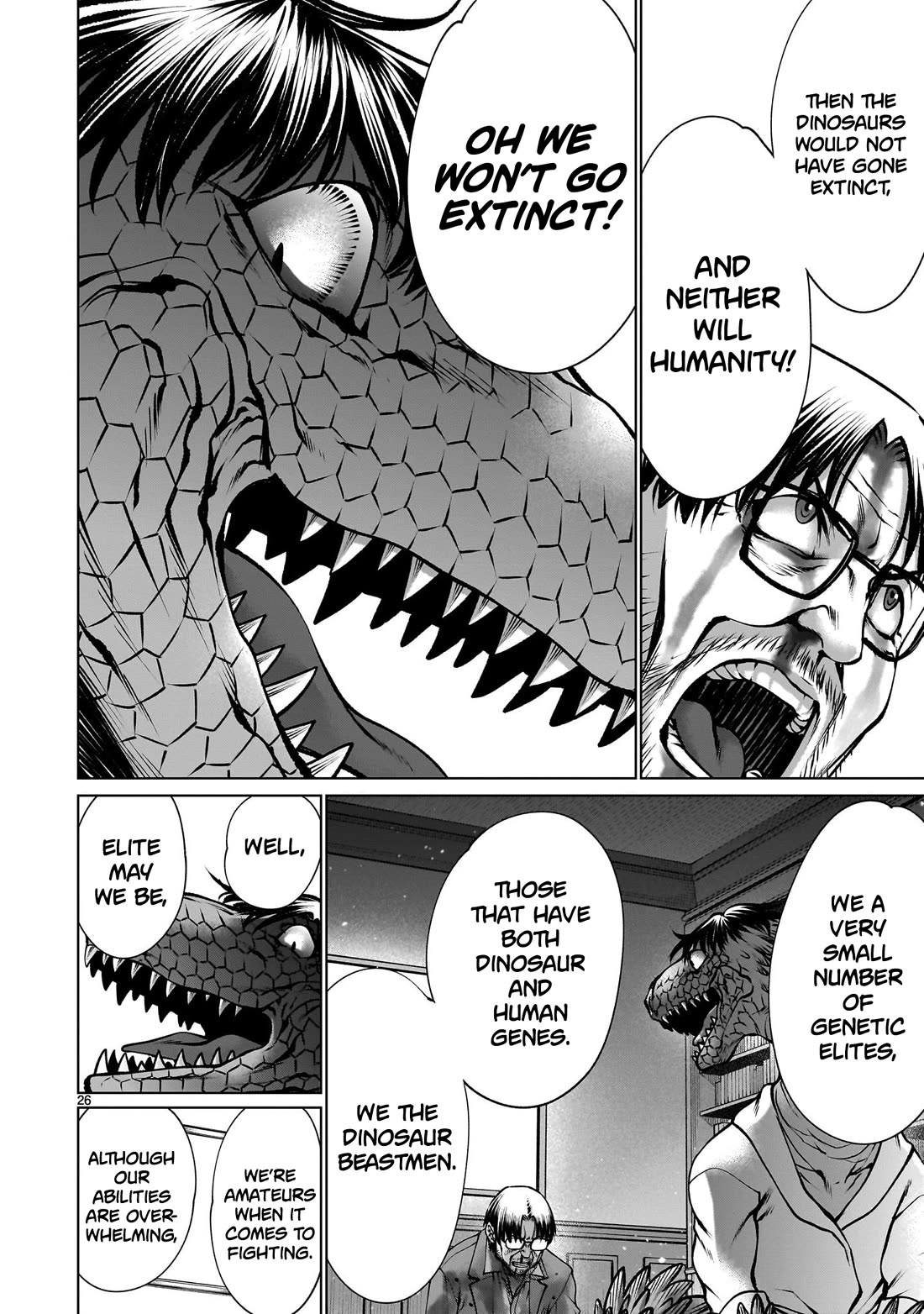 Killing Bites Chapter 124 page 25 - Chapter 124: "Humans Are Destined to Kill Each Other in the End"