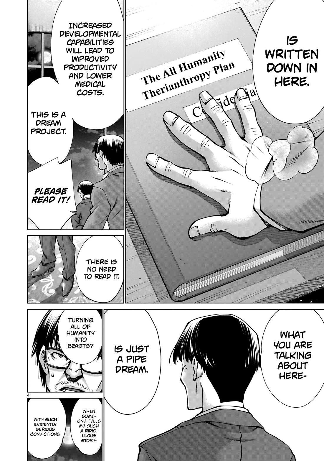 Killing Bites Chapter 124 page 4 - Chapter 124: "Humans Are Destined to Kill Each Other in the End"