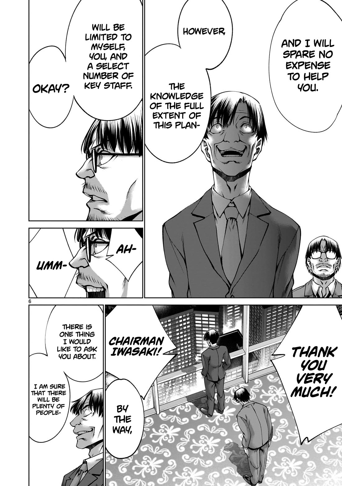 Killing Bites Chapter 124 page 6 - Chapter 124: "Humans Are Destined to Kill Each Other in the End"