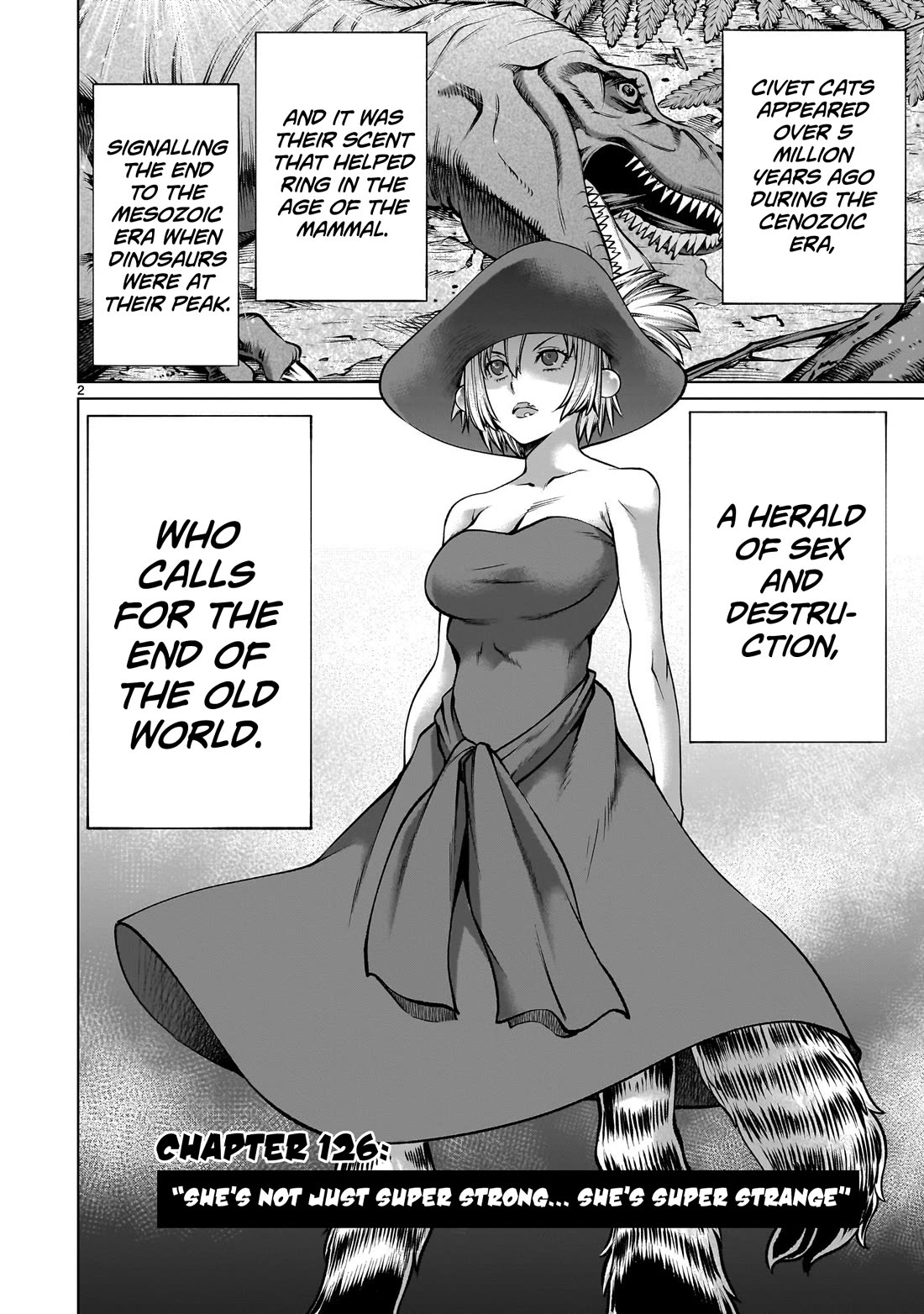 Killing Bites Chapter 126 page 2 - Chapter 126: "She's Not Just Super Strong... She's Super Strange"
