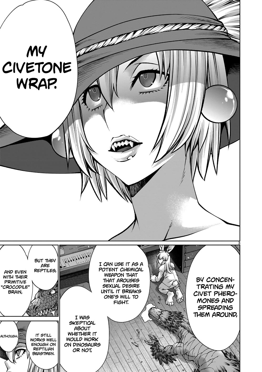 Killing Bites Chapter 126 page 3 - Chapter 126: "She's Not Just Super Strong... She's Super Strange"
