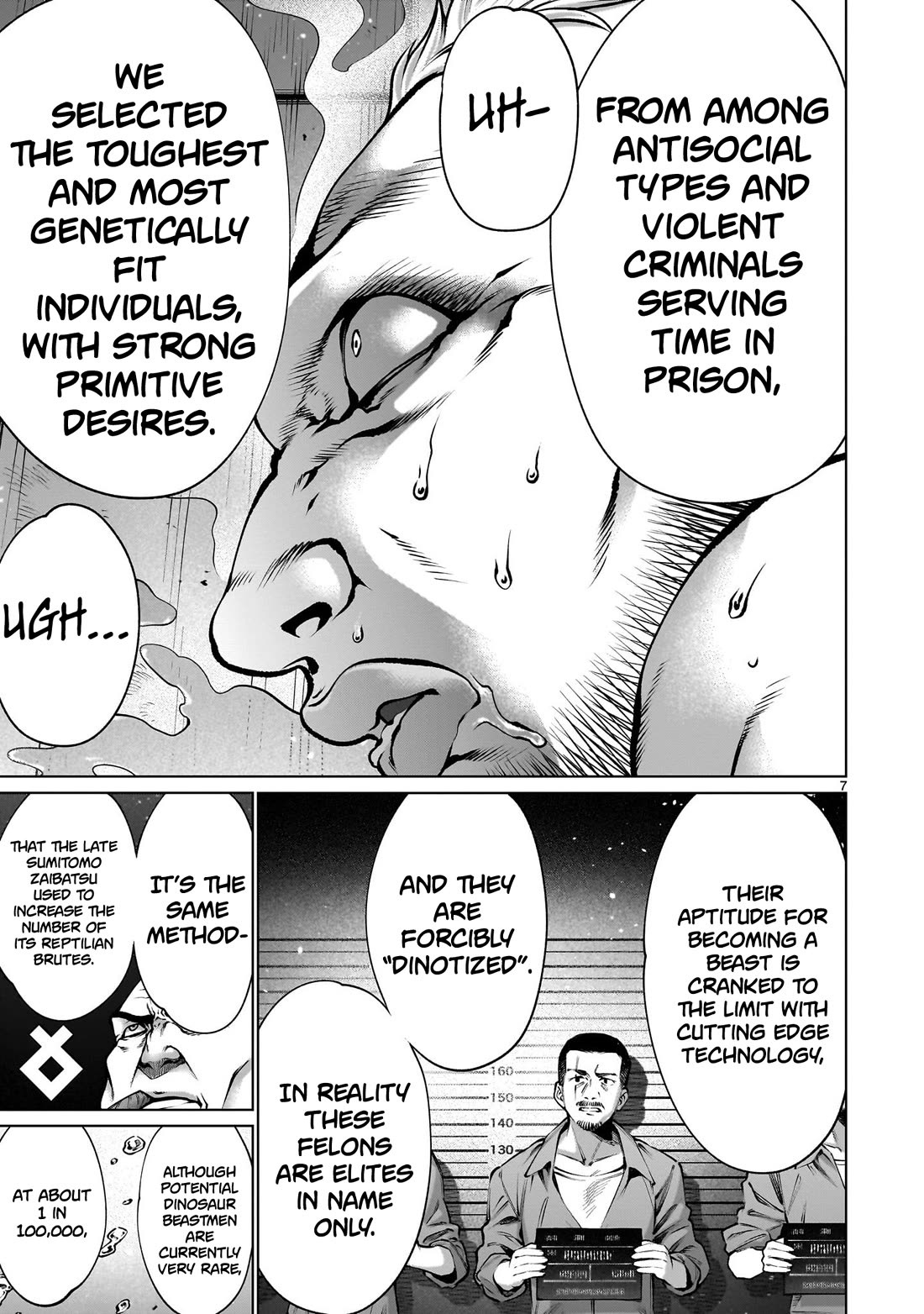Killing Bites Chapter 126 page 7 - Chapter 126: "She's Not Just Super Strong... She's Super Strange"