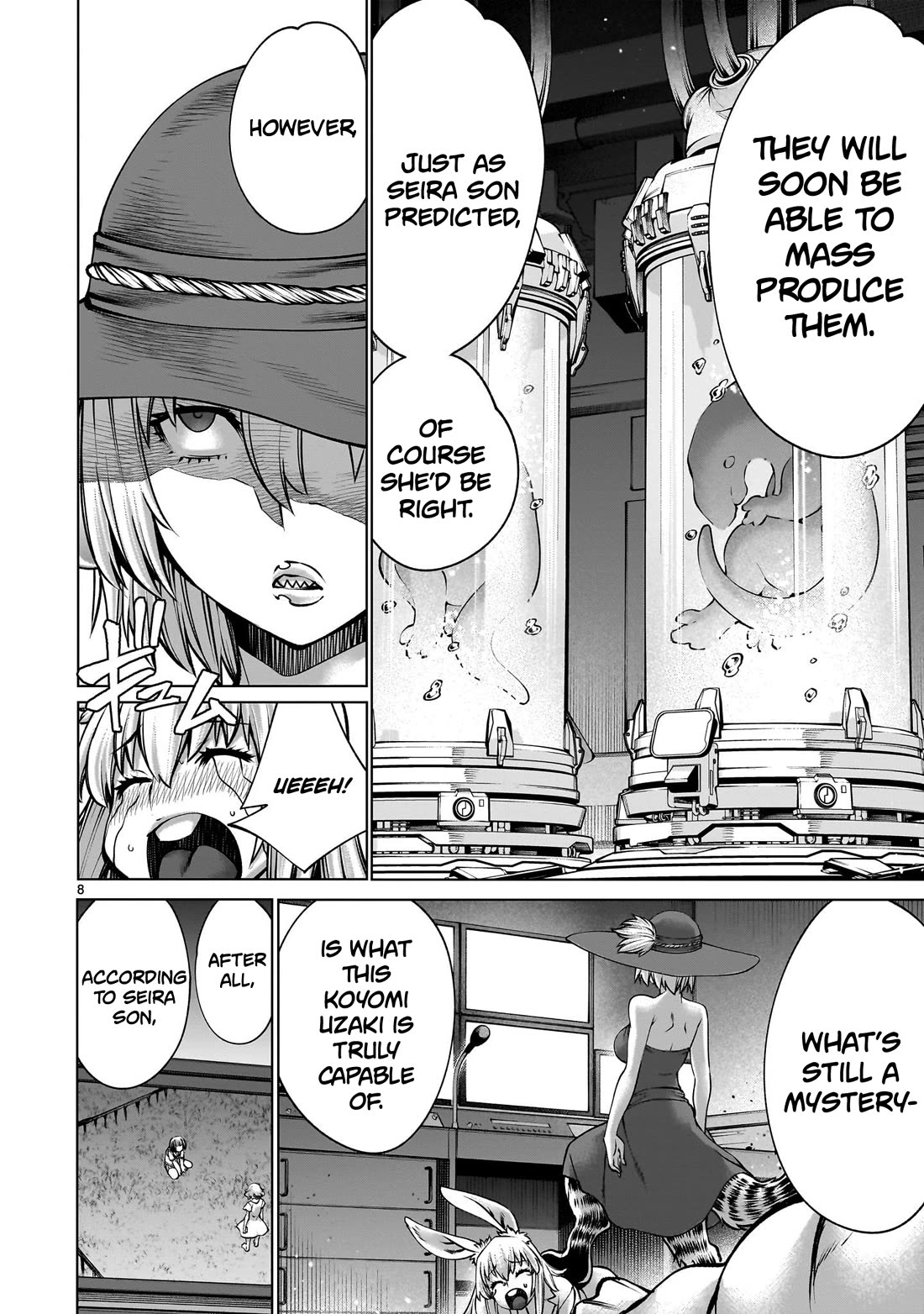Killing Bites Chapter 126 page 8 - Chapter 126: "She's Not Just Super Strong... She's Super Strange"