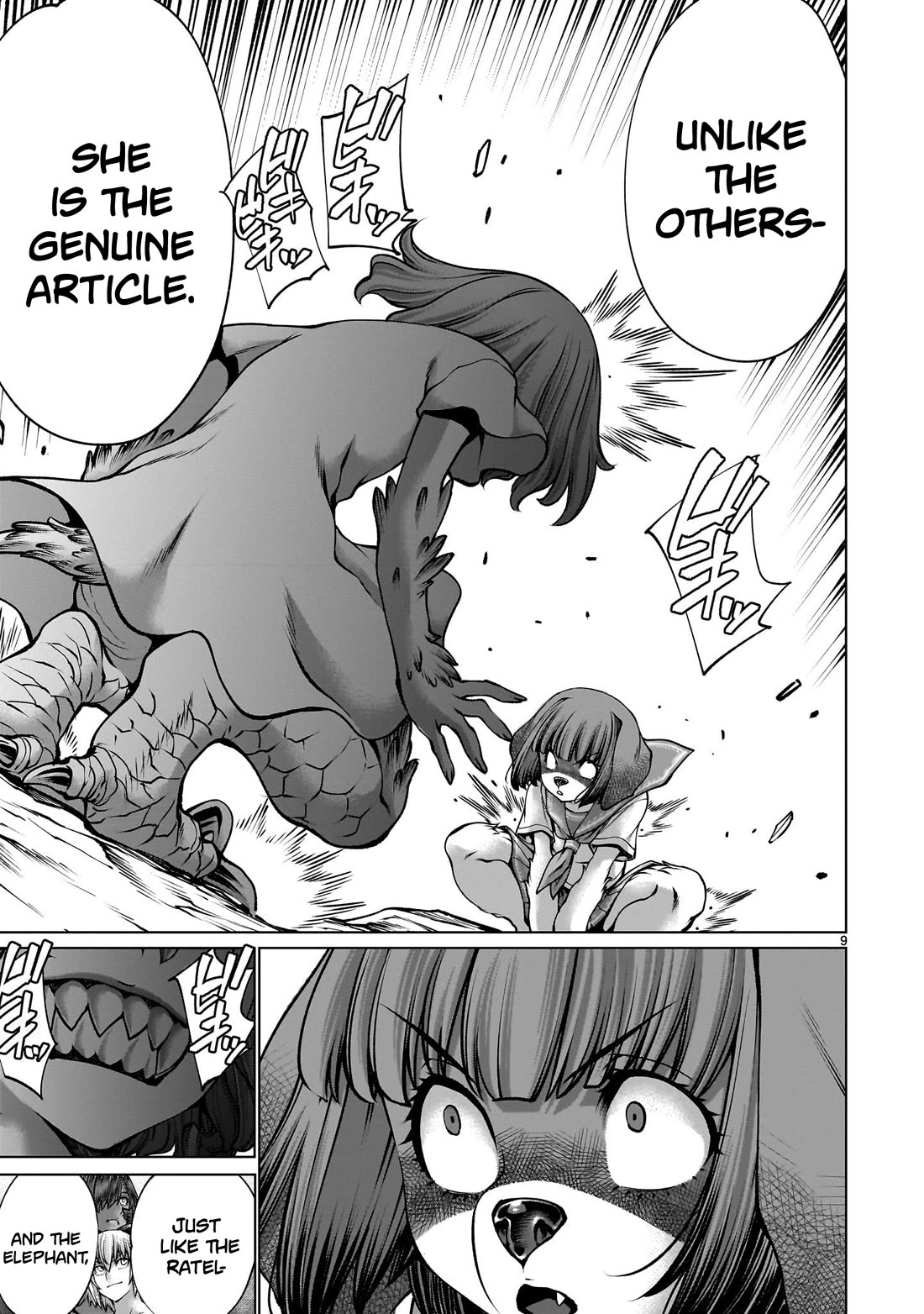 Killing Bites Chapter 126 page 9 - Chapter 126: "She's Not Just Super Strong... She's Super Strange"