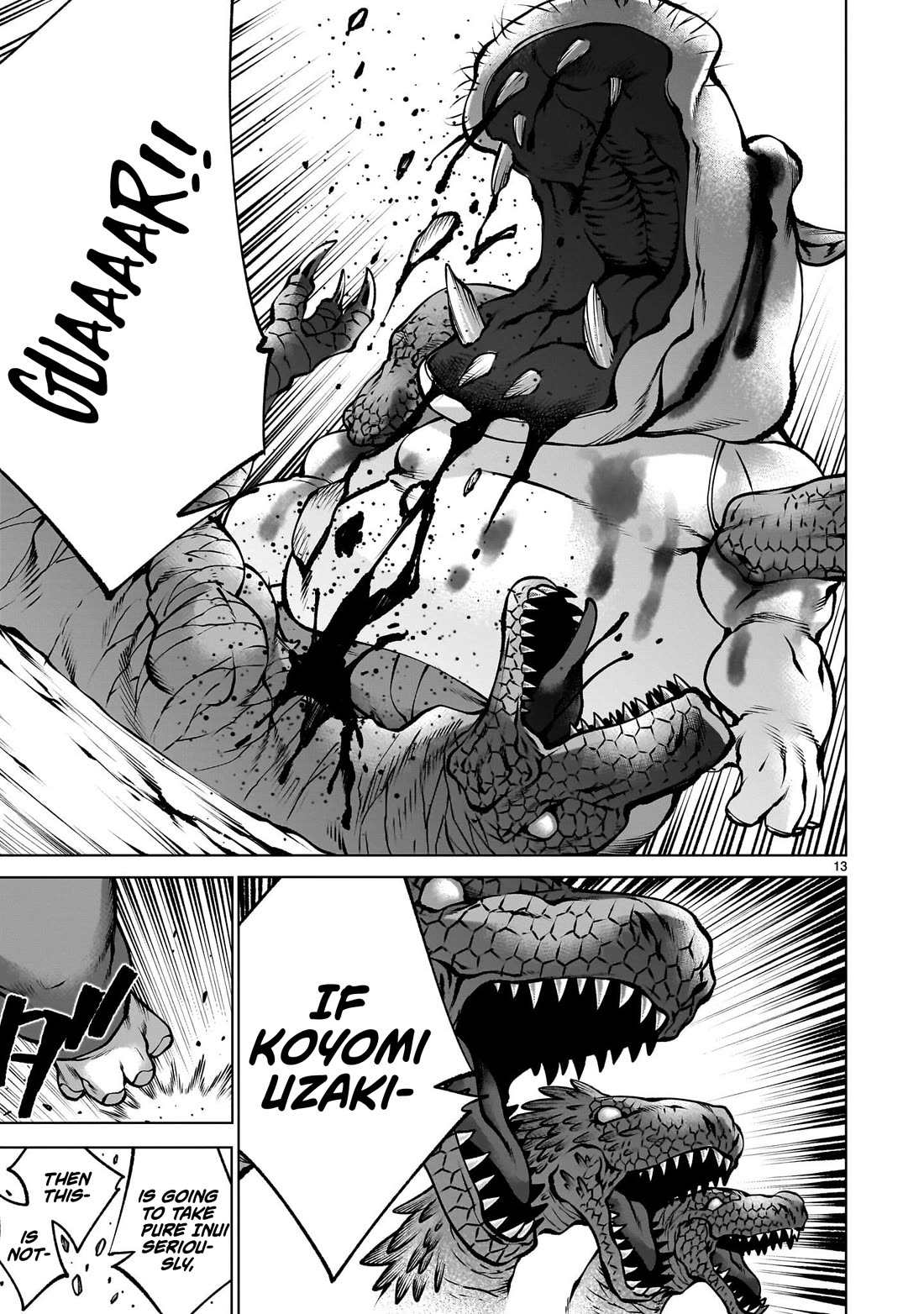 Killing Bites Chapter 128 page 12 - Chapter 128: "You've Been Waiting All This Time For Me to Get Serious"
