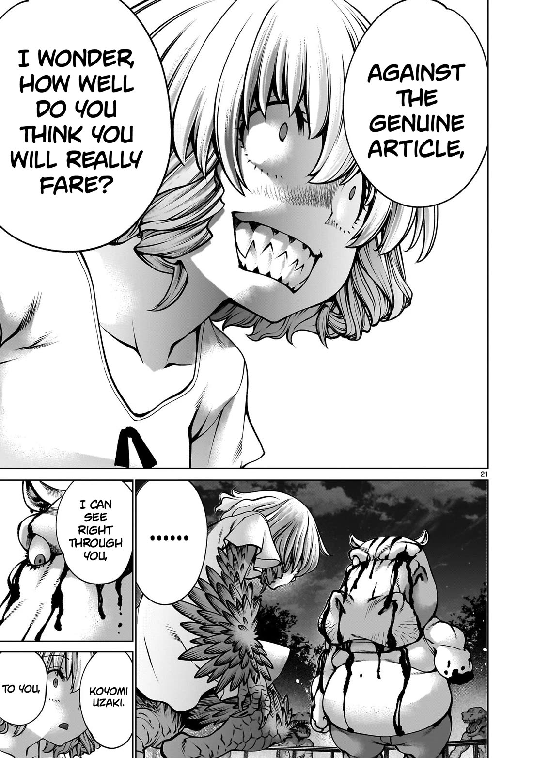 Killing Bites Chapter 128 page 20 - Chapter 128: "You've Been Waiting All This Time For Me to Get Serious"