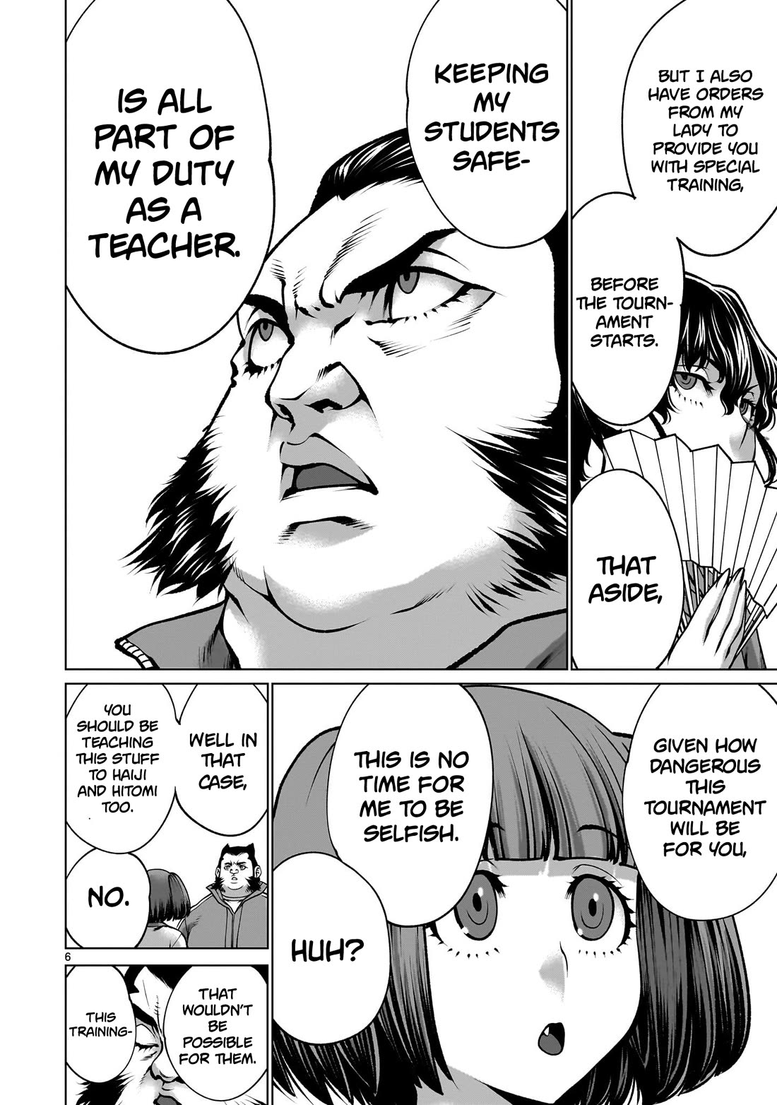 Killing Bites Chapter 128 page 6 - Chapter 128: "You've Been Waiting All This Time For Me to Get Serious"