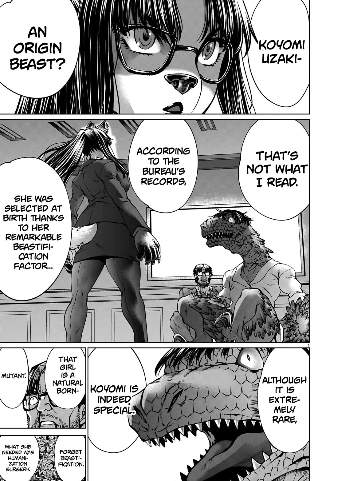 Killing Bites Chapter 129 page 1 - Chapter 129: "There's No Need for Us to Understand Each Other"
