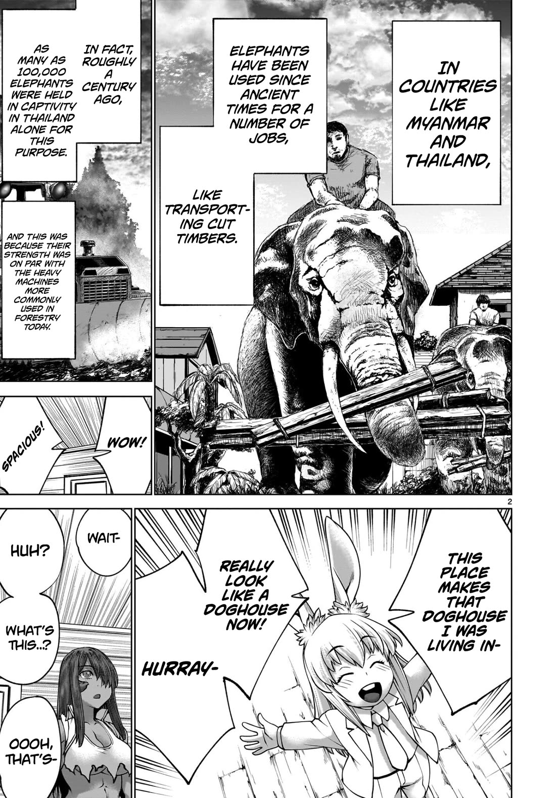 Killing Bites Chapter 130.5 page 3 - Chapter 130.5: Too Huge! Sahara-san #4
