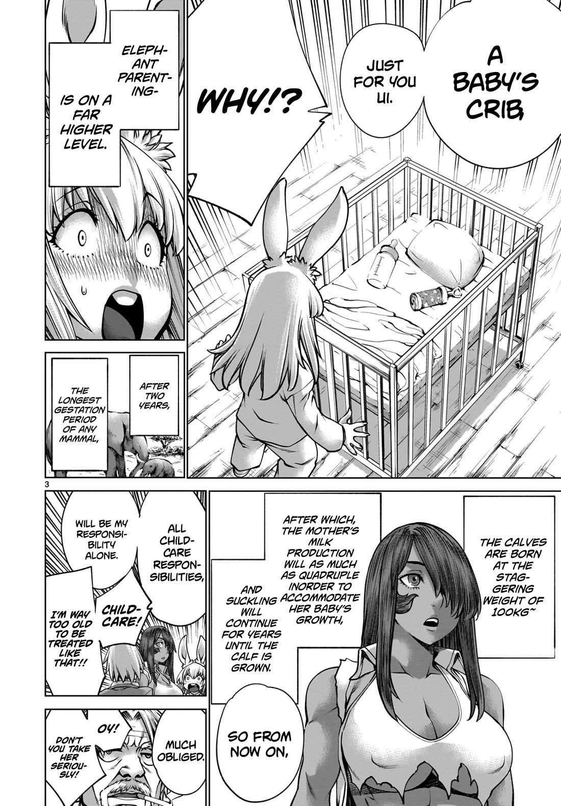 Killing Bites Chapter 130.5 page 4 - Chapter 130.5: Too Huge! Sahara-san #4