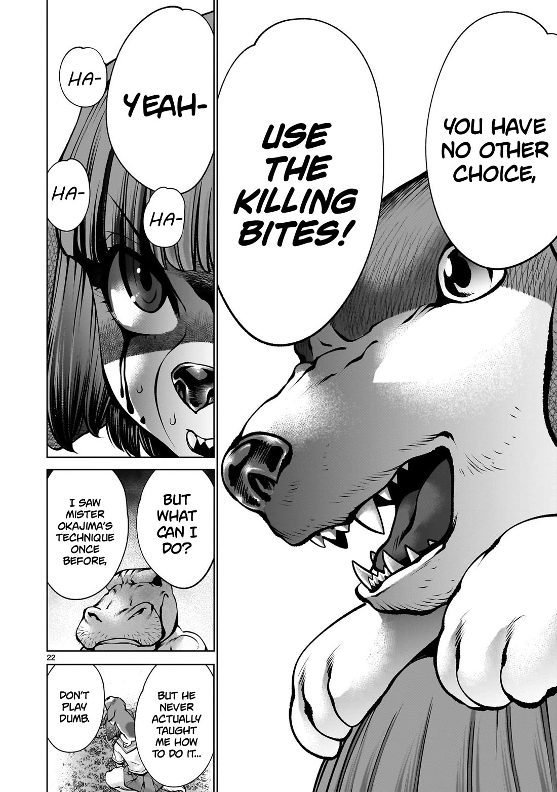 Killing Bites Chapter 130 page 21 - Chapter 130: "You'll Have to Kill Me, Right?"